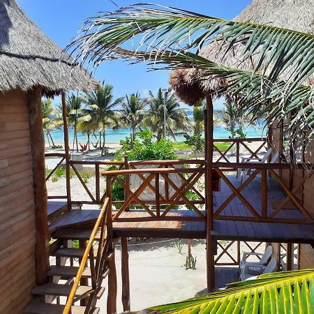 Palmeras De Mahahual Cabanas Kültér fotó