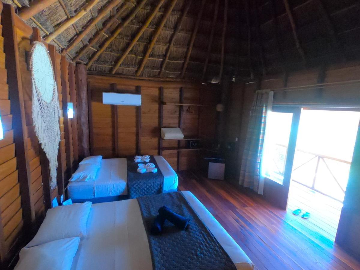 Palmeras De Mahahual Cabanas Kültér fotó