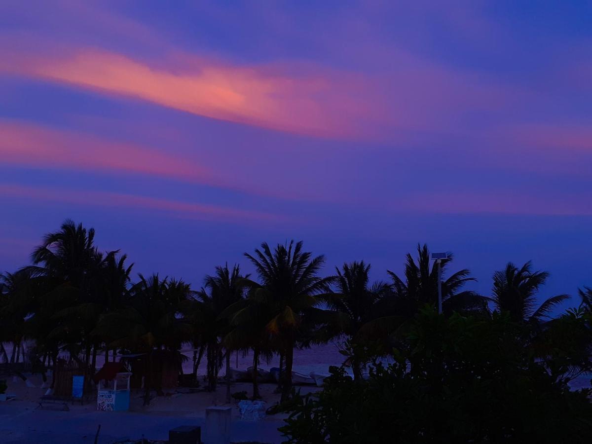 Palmeras De Mahahual Cabanas Kültér fotó