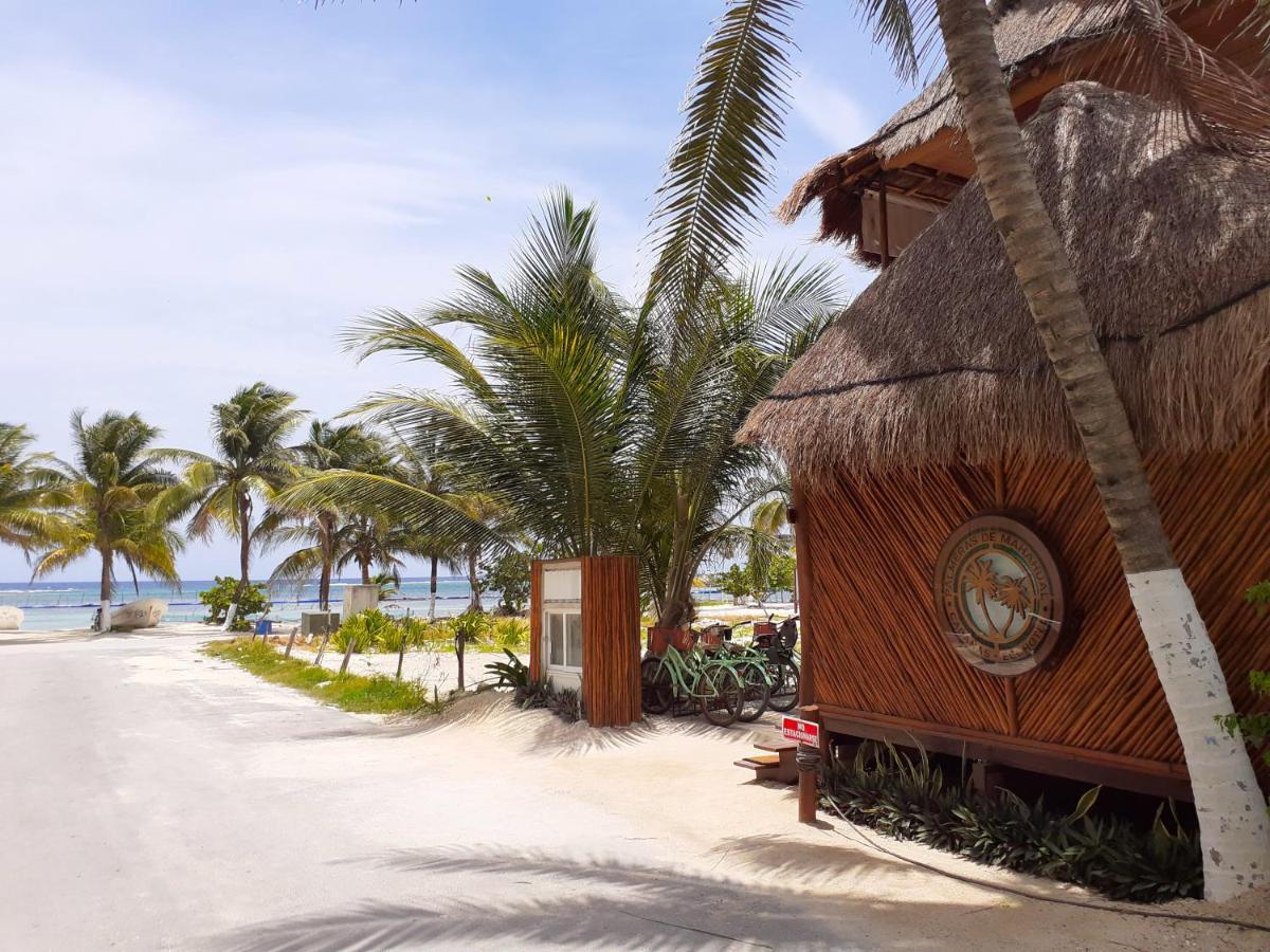 Palmeras De Mahahual Cabanas Kültér fotó