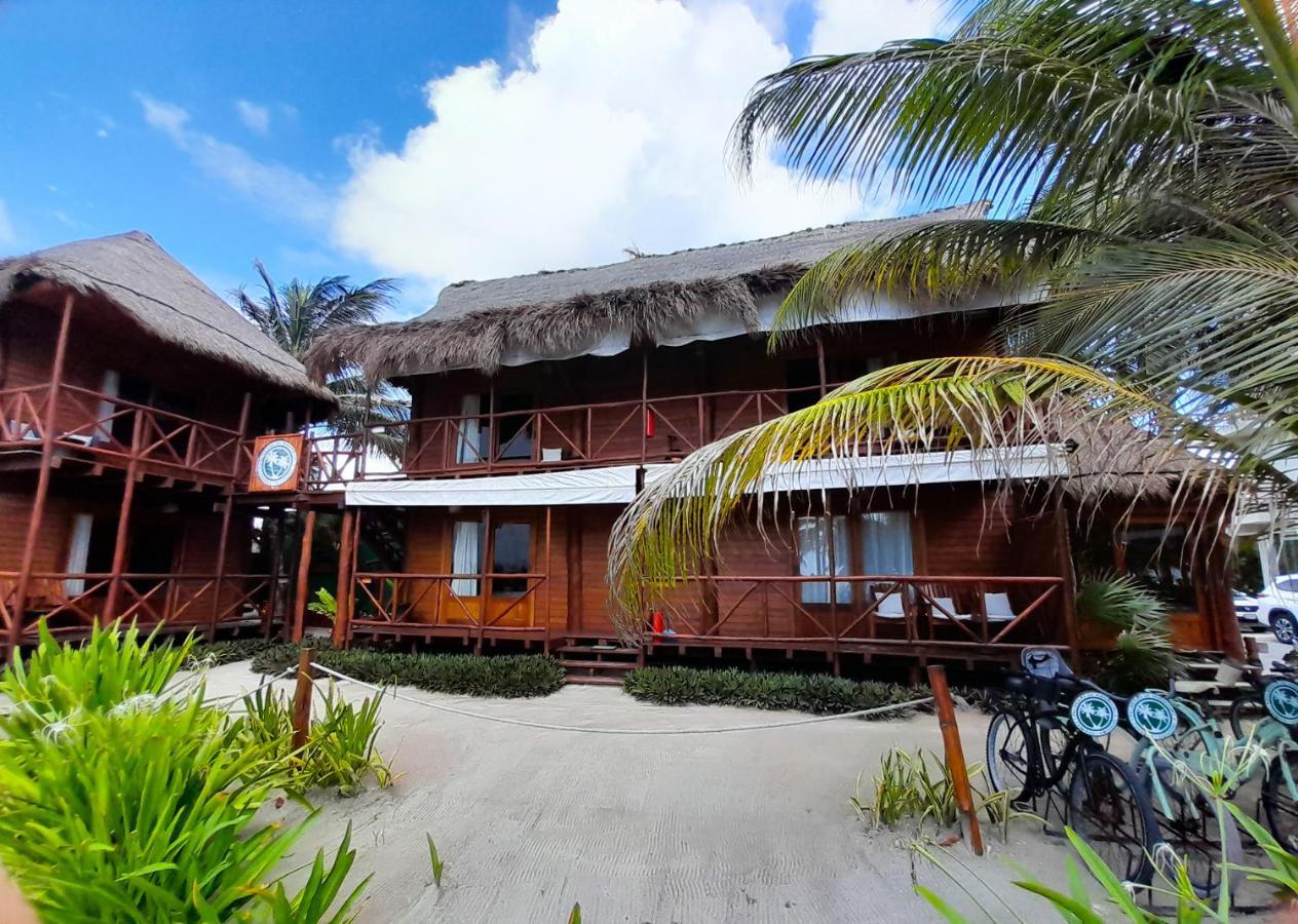Palmeras De Mahahual Cabanas Kültér fotó