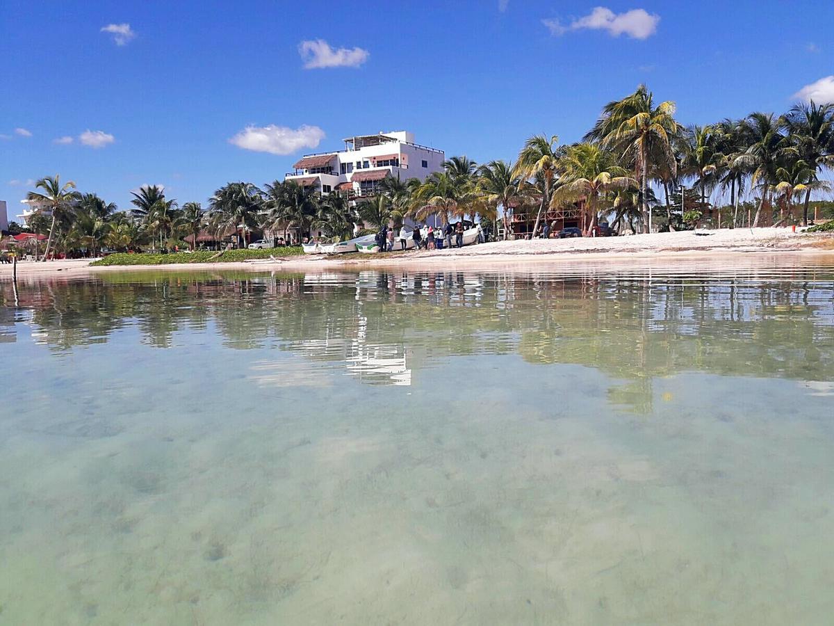 Palmeras De Mahahual Cabanas Kültér fotó