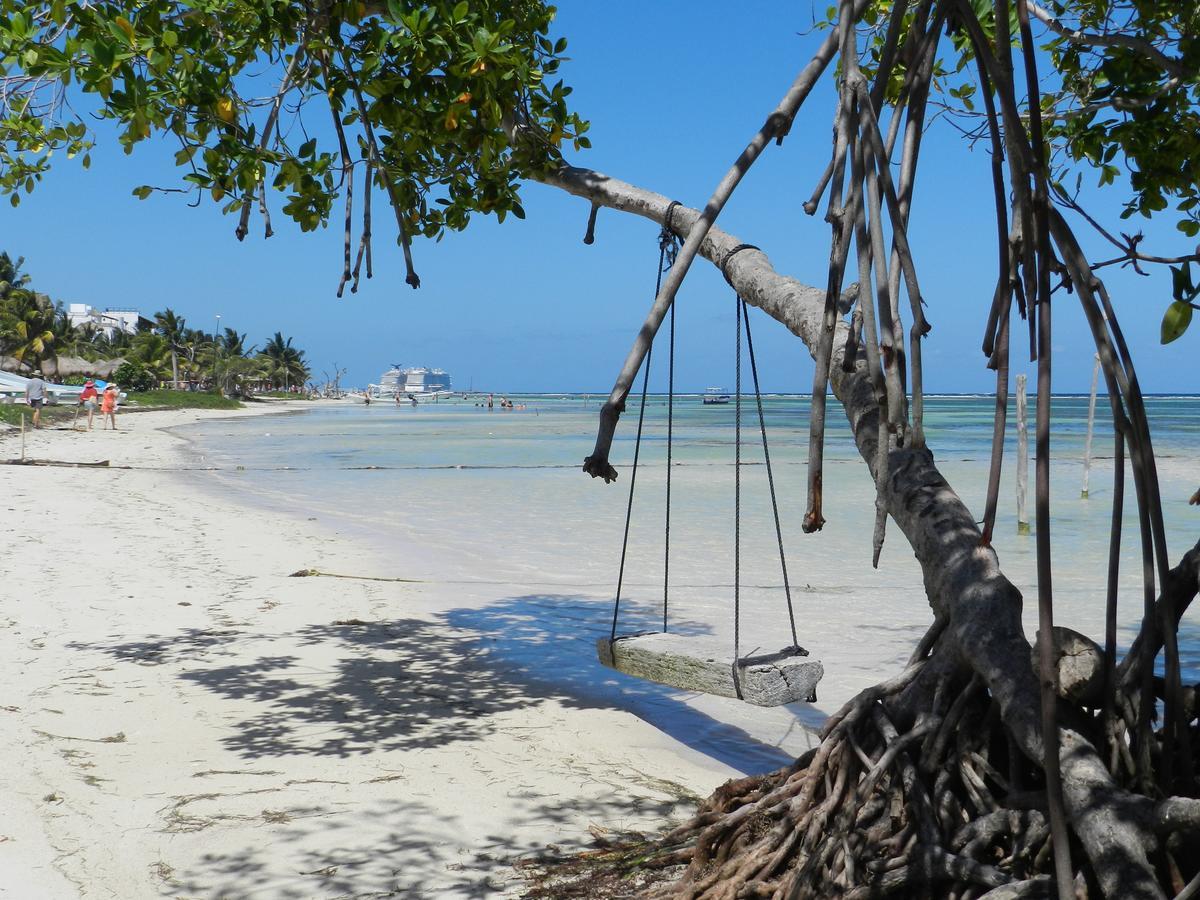 Palmeras De Mahahual Cabanas Kültér fotó
