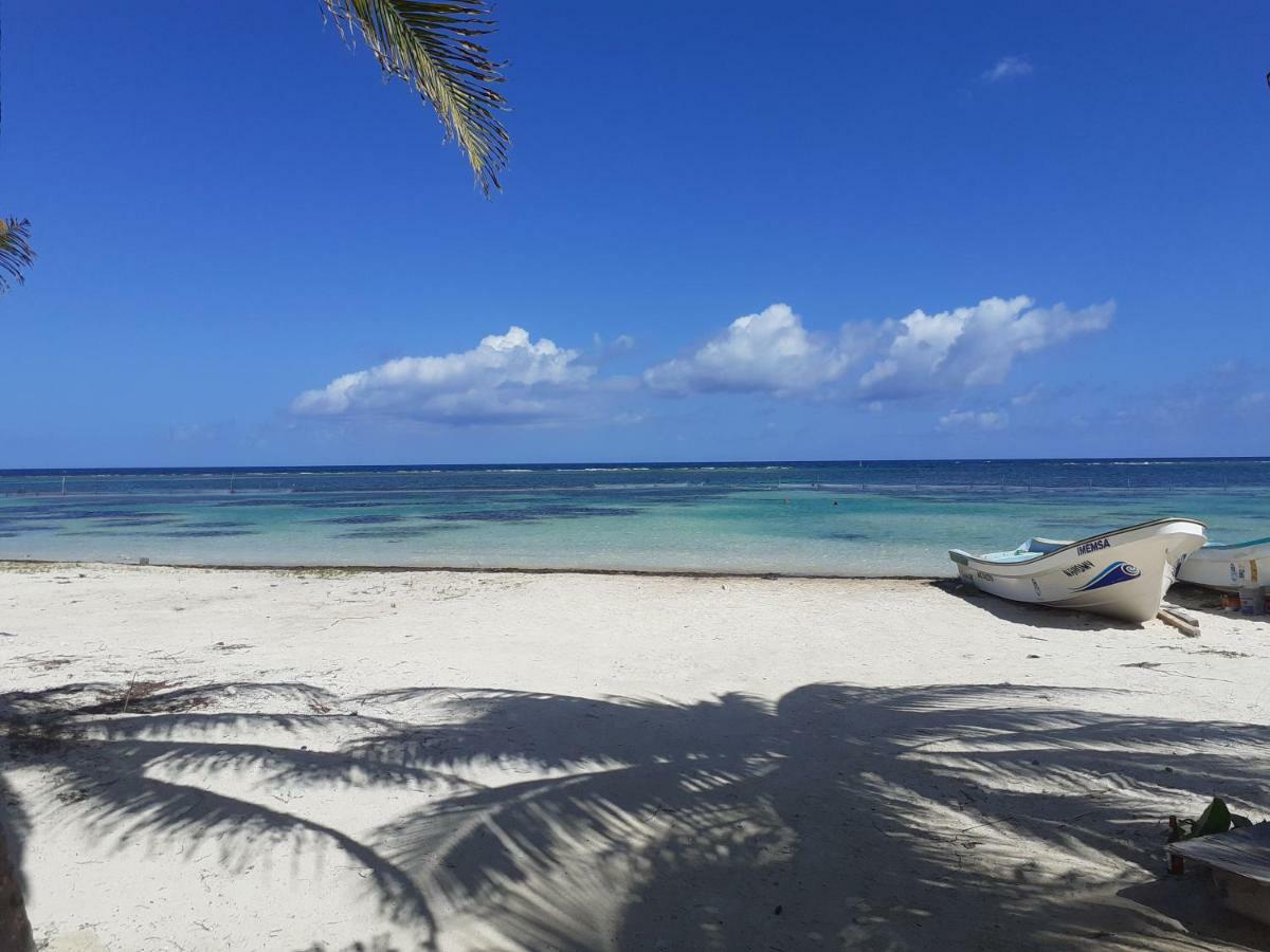 Palmeras De Mahahual Cabanas Kültér fotó
